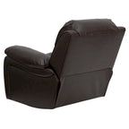 Poltrona reclinabile a dondolo in LeatherSoft