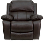 Poltrona reclinabile a dondolo in LeatherSoft