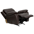 Poltrona reclinabile a dondolo in LeatherSoft