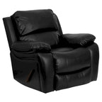 Poltrona reclinabile a dondolo in LeatherSoft