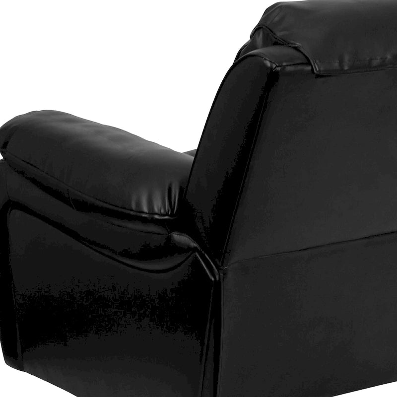 Poltrona reclinabile a dondolo in LeatherSoft