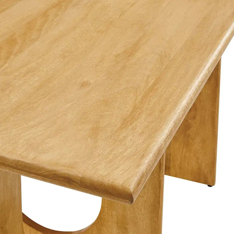 Tavolo da pranzo rettangolare in legno da 178 cm, stile moderno, 6 posti, struttura solida