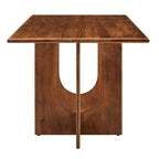 Tavolo da pranzo rettangolare in legno da 178 cm, stile moderno, 6 posti, struttura solida