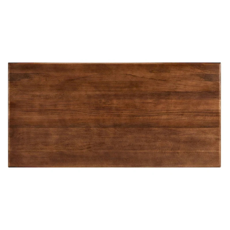 Tavolo da pranzo rettangolare in legno da 178 cm, stile moderno, 6 posti, struttura solida