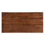 Tavolo da pranzo rettangolare in legno da 178 cm, stile moderno, 6 posti, struttura solida