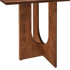 Tavolo da pranzo rettangolare in legno da 178 cm, stile moderno, 6 posti, struttura solida