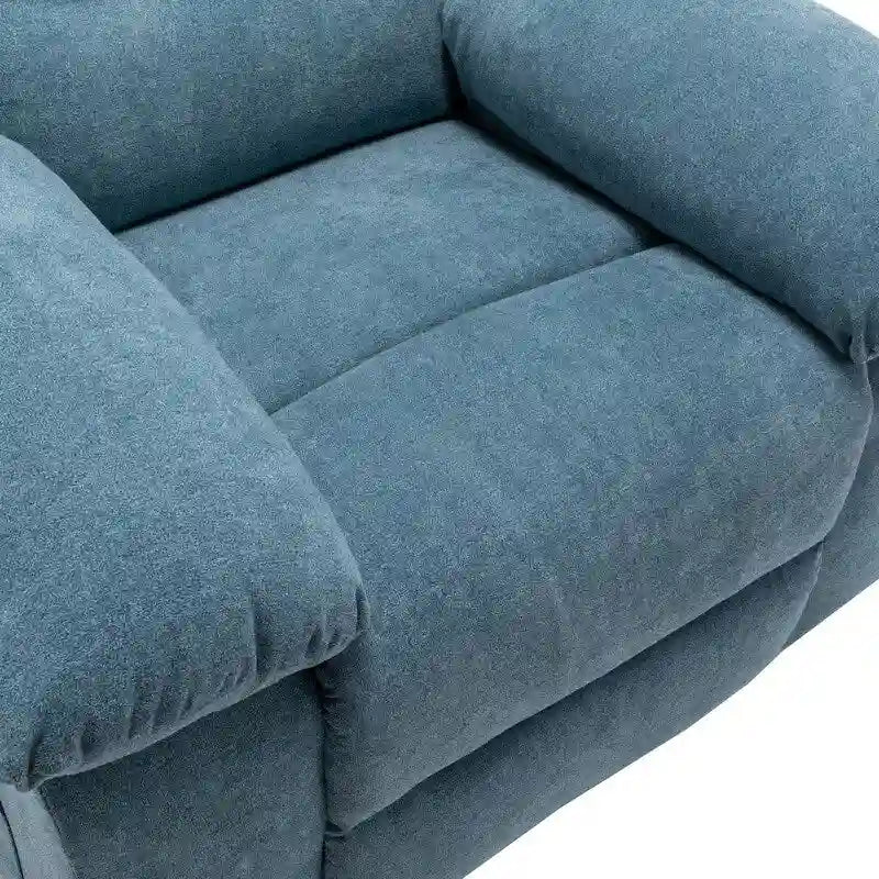 Poltrona reclinabile elettrica con funzione massaggio regolabile e sistema di riscaldamento, poltrona da salotto per soggiorno