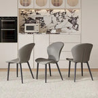 Set di 3/6/9/12 Sedie da Pranzo Moderne in Pelle PU - Comode, Facili da Pulire, Design Contemporaneo per Cucina o Sala da Pranzo