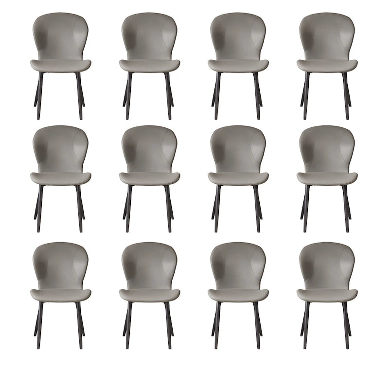 Set di 3/6/9/12 Sedie da Pranzo Moderne in Pelle PU - Comode, Facili da Pulire, Design Contemporaneo per Cucina o Sala da Pranzo