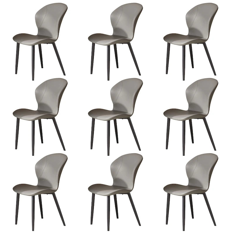Set di 3/6/9/12 Sedie da Pranzo Moderne in Pelle PU - Comode, Facili da Pulire, Design Contemporaneo per Cucina o Sala da Pranzo